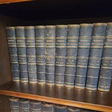 The Illustrated Chamber's Encyclopedia 1895 Full Set of 10 Books 