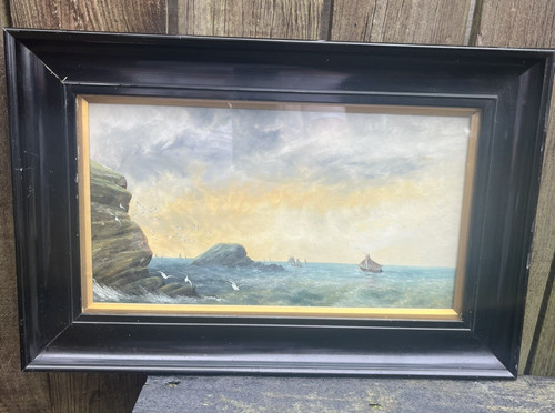 Antique cornish luggers - antique,