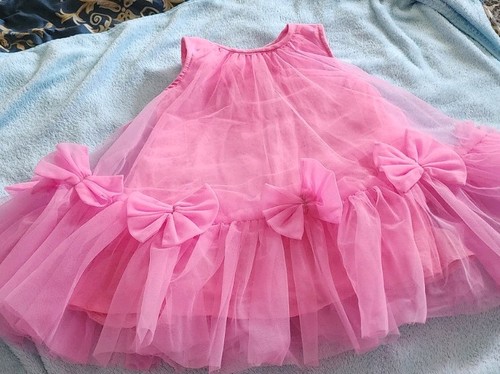Next pink flower frok - pink, 3
