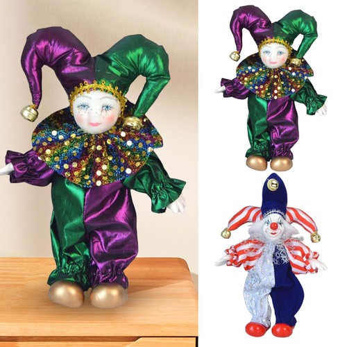 Ceramic clown figurines - clown,