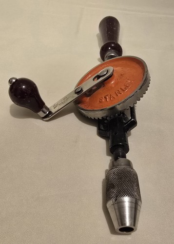 Vintage stanley hand - vintage, drill