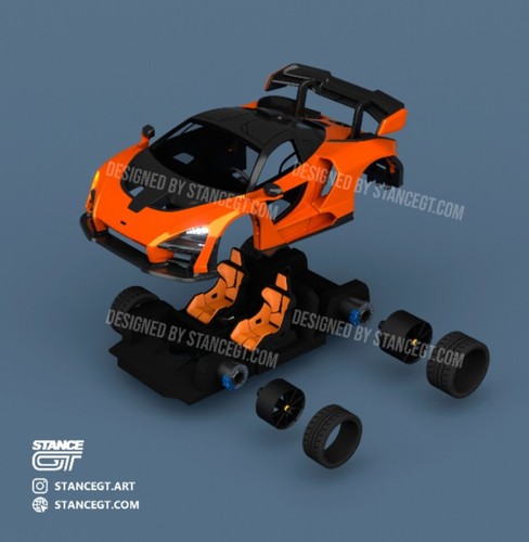 Mclaren senna 3d printed - mclaren, –