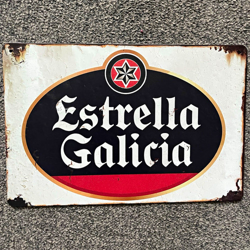 Estrella galicia metal beer - galicia,