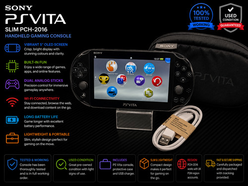 Sony vita slim pch - sony, pch-2016