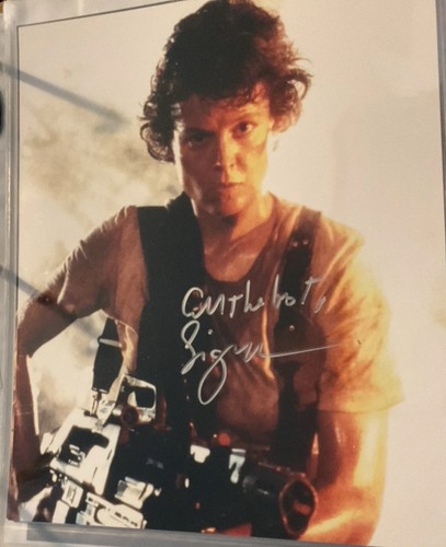 Sigourney weaver signed - weaver,