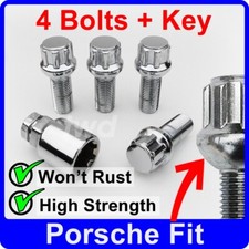 4x ALLOY WHEEL LOCKING BOLTS
