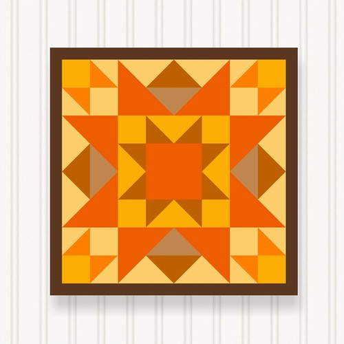Barn quilt square sizes - barn, 8