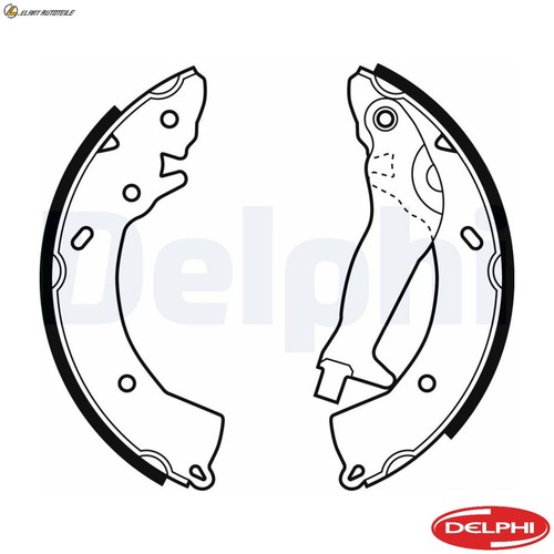 Brake shoe set ls1966 - shoe,