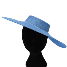 baby light blue large DIY fascinator base wedding hat Kentucky Derby Royal Ascot