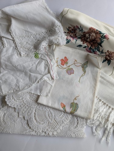 Job lot linen some stains - lot, of