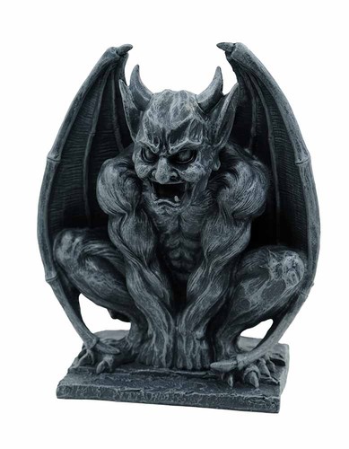 Gargoyle sitting decoration - gargoyle,