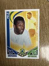 Topps Match Attax 2010 World Cup Pele Brazil International Legend Trading Card