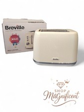 Breville Bold Vanilla Cream 2-Slice Toaster with High-Lift and Wide Slots