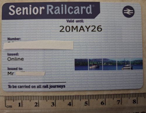 Senior railcard southern - railcard,