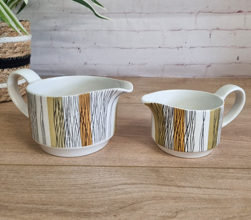 Vintage midwinter sienna jugs - vintage,