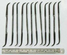 12x Riffler curved rasp files