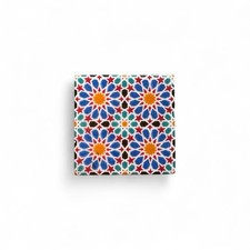 Portugal ceramic patterned tile style collectable travel fridge magnet souvenir