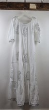 Juliet Dunn White Paisley