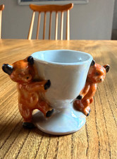 Lusterware twin teddybear