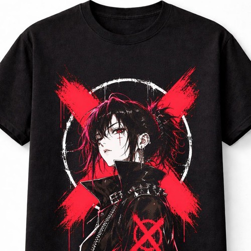 Anime goth punk - punk, x