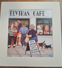 Beryl Cook mounted print -