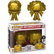 Funko Pop! WWE - Ric And Charlotte Flair 2pk Vinyl Figures (Damaged Box)