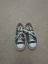 LADIES FILA Blue CANVAS LACE-UP SHOES  UK 4-37