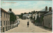 BRITON STREET, BAMPTON - Devon Postcard