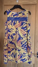 Next Blue And Yellow Linen