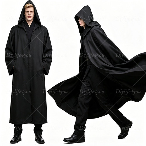 Hooded robe cloak halloween - robe,