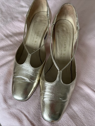 Gold leather vintage - leather, bruno