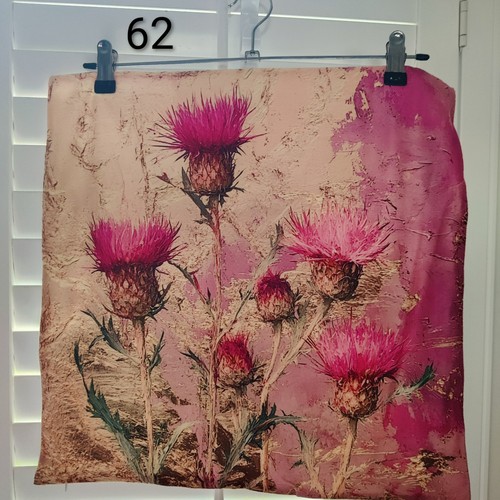 Scottish thistle pink - thistle, apricot