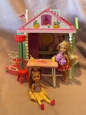 Barbie Chelsea Club Playhouse 2 Dolls And Accessories