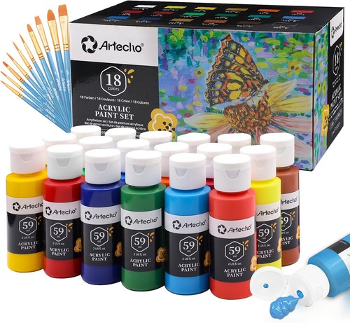 Colours acrylic paint - acrylic,
