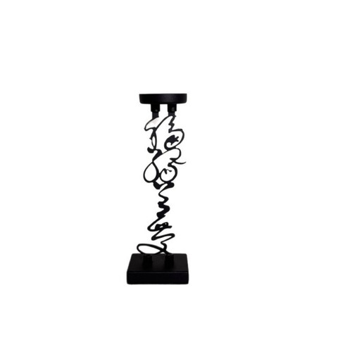 Candle holder with square - candle, base
