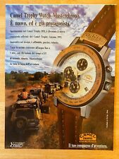 CAMEL TROPHY WATCH COLLECTION 1992 LAND ROVER  POSTER ADVERT FILE A4 M