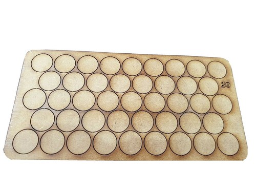 Mdf circles - circles, cm