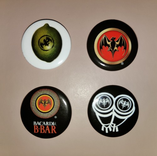 Brand new bacardi badges - new,