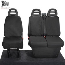 Iveco Daily Front Tailored Seat Covers (2014-2022) Black 235
