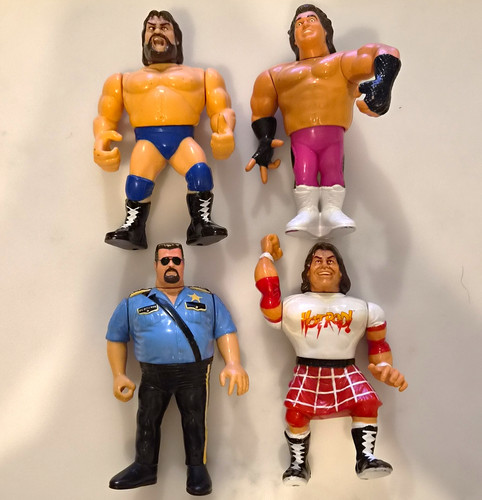 Wrestling hasbro lot 4 - hasbro, of