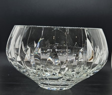 Vintage Stuart Crystal glass ‘Prism Ellipse’  Large heavy bowl 9.75" Diameter