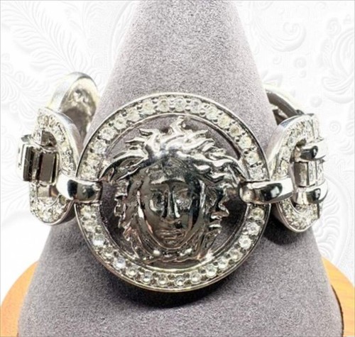 Versace bracelet silver tone - versace, silver-tone