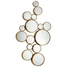 Sweetpea & Willow Bubble Wall Mirror Gold RPP £210 H: 103 x W: 61cm