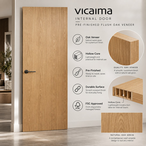 Vicaima pre finished flush oak - flush,