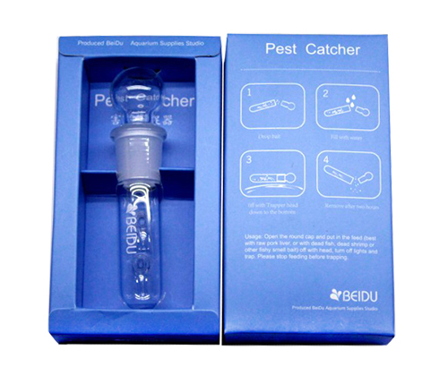 Glass planaria trap for cherry - planaria,