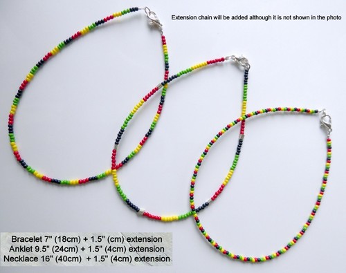 Adjustable seed bead - adjustable,