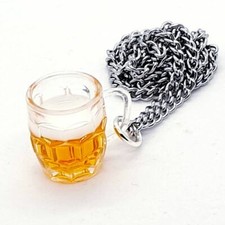 Unique BEER GLASS NECKLACE
