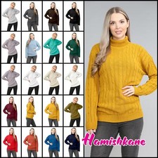 Polo High Neck Jumper Womens