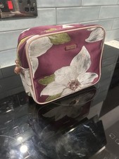 Ted Baker Floral Cosmetic Wash Bag Makeup Organizer