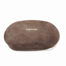 TOM FORD Brown Faux Suede